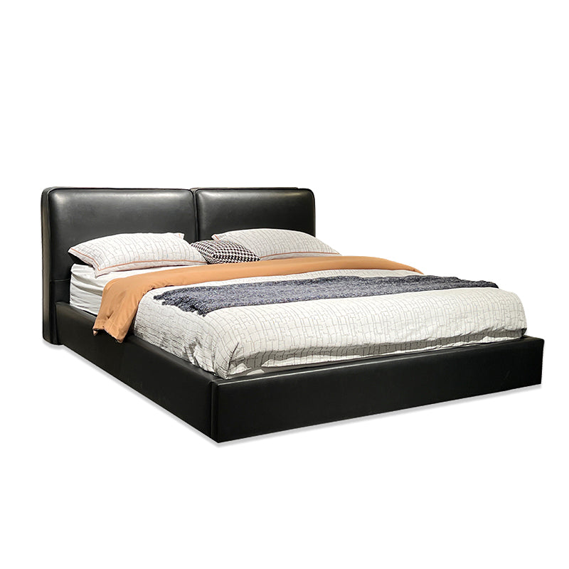 Gainsville GC2317 Italian Luxury Leather Soft Upholstered Bed