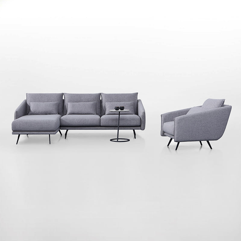 Gainsville GS9022 Minimalist Apartment Sectional Sofa