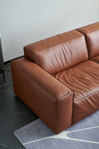 Gainsville GS9052  Modern Leather Soft Sofa