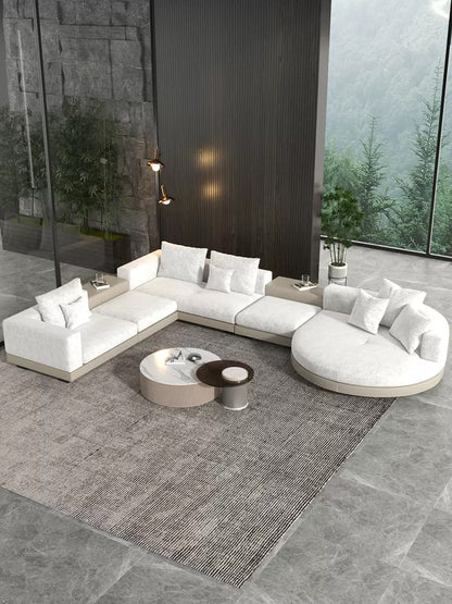 Gainsville GS9090 Modern Luxury Sectional Sofa With Table