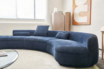 Gainsville GS9100 Modern Curved Sectional Sofa