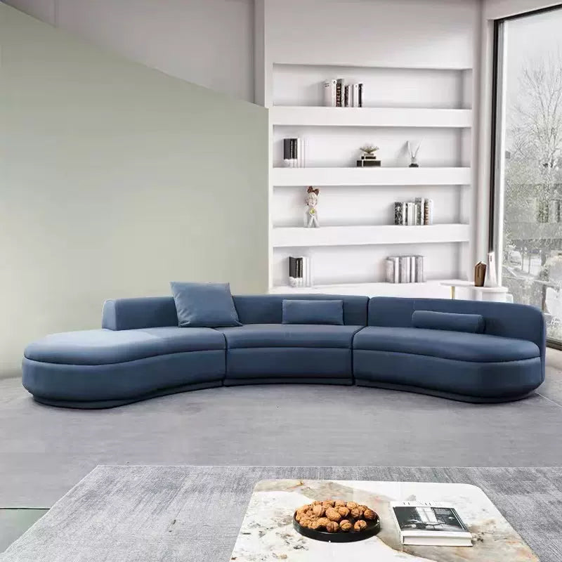 Gainsville GS9100 Modern Curved Sectional Sofa