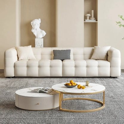 Gainsville GS9128 Italian Design Tufted Soft Sofa