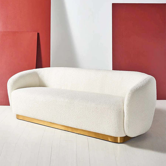 Gainsville GS9156 Italian Modern Iambswool Soft Sofa